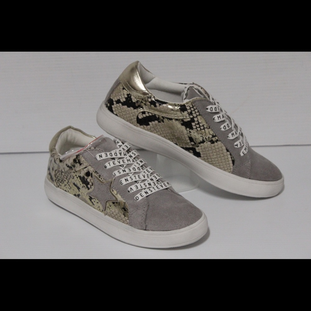 Steve Madden Amalfi Star Snake Skin Sneaker